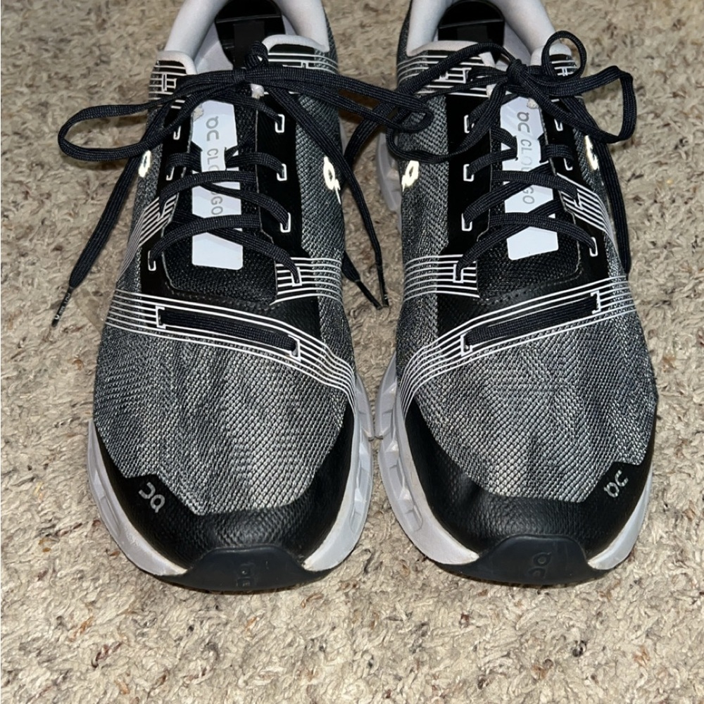 On Running Black and White Sneakers